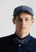 Mayser Flatcap Matteo aus Leinen (blau kariert)