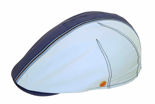 Mayser Flatcap Jasper Cool Cotton (blau)